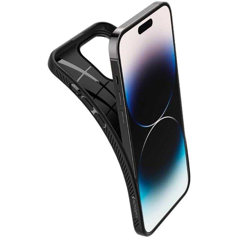 Carcasa Spigen Liquid Air compatibila cu iPhone 14 Pro Max Matte Black