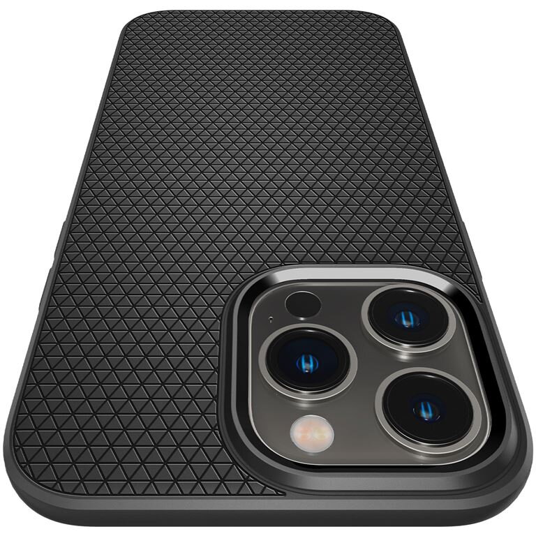 Carcasa Spigen Liquid Air compatibila cu iPhone 14 Pro Max Matte Black