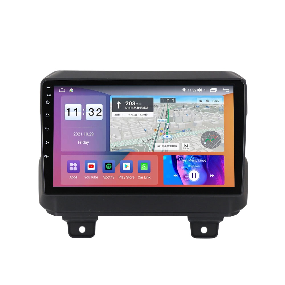 Navigatie Jeep Wrangler din 2018-2022, NAVIGPS, 4GB RAM si 64GB