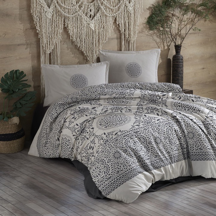 Ágyneműhuzat garnitúra, ranforce clasy king size, bera, 100% pamut