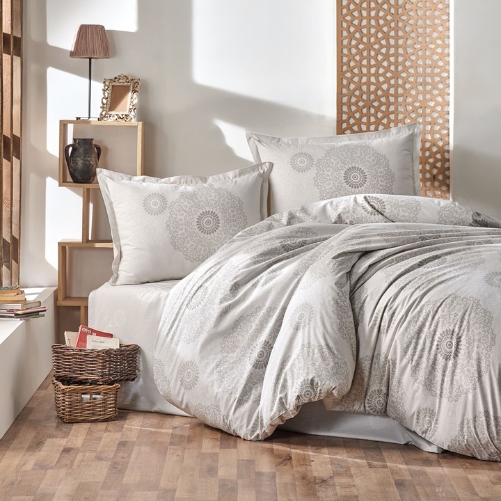 Ágyneműhuzat garnitúra, ranforce clasy king size, losa, 100% pamut