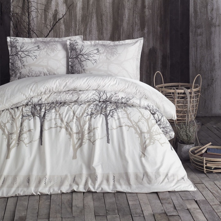 Ágyneműhuzat garnitúra, ranforce clasy king size, midas v2, 100% pamut