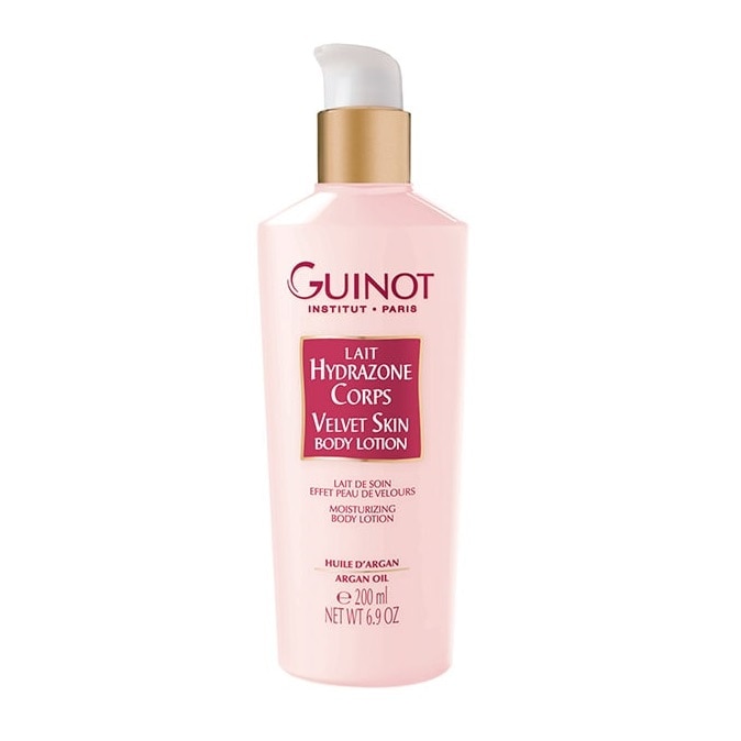 Lait Hydrazone Corps Guinot - Hydratant 300ml à L'huile D'argan - Pour Tous Types De Peau - PAO 18M
