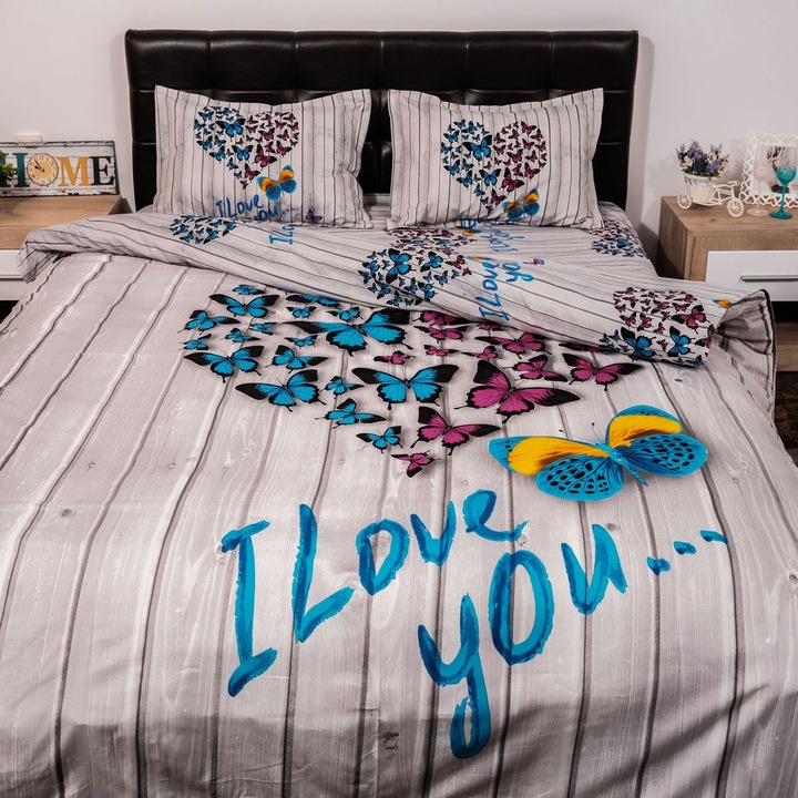 Ágyneműhuzat garnitúra, digital print 3D, pr3, kétszemélyes