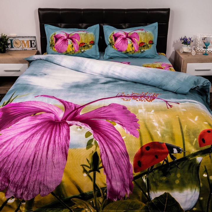 Ágyneműhuzat garnitúra, digital print 3D, mara g5, kétszemélyes