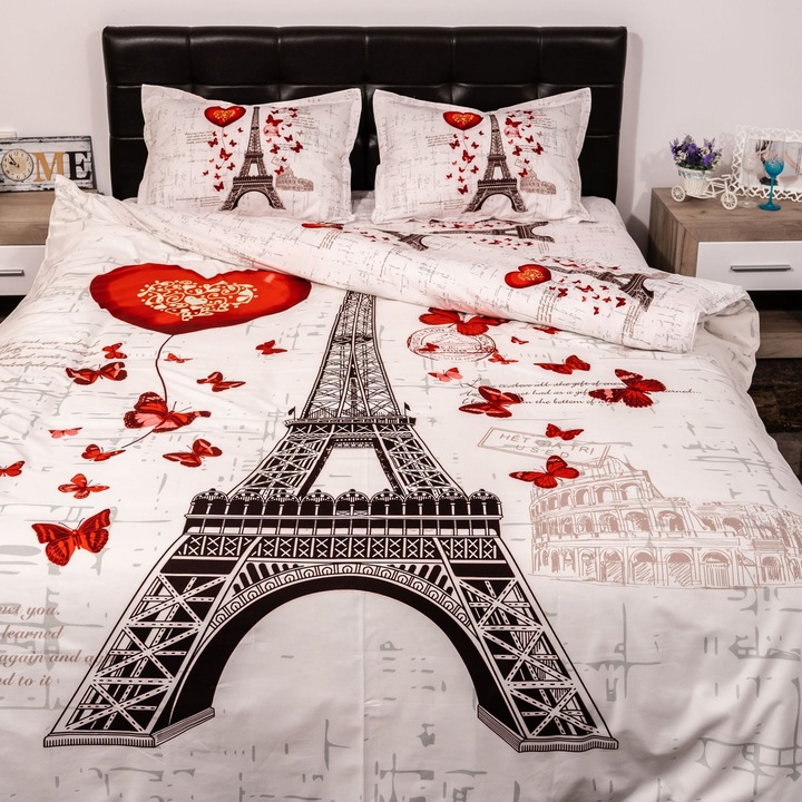 Ágyneműhuzat garnitúra, digital print 3D, pr2, kétszemélyes