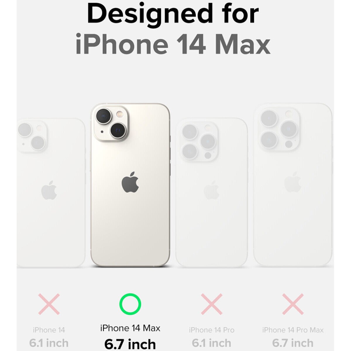 Husa pentru iPhone 14 Plus - Ringke Fusion X Design - Camo Black