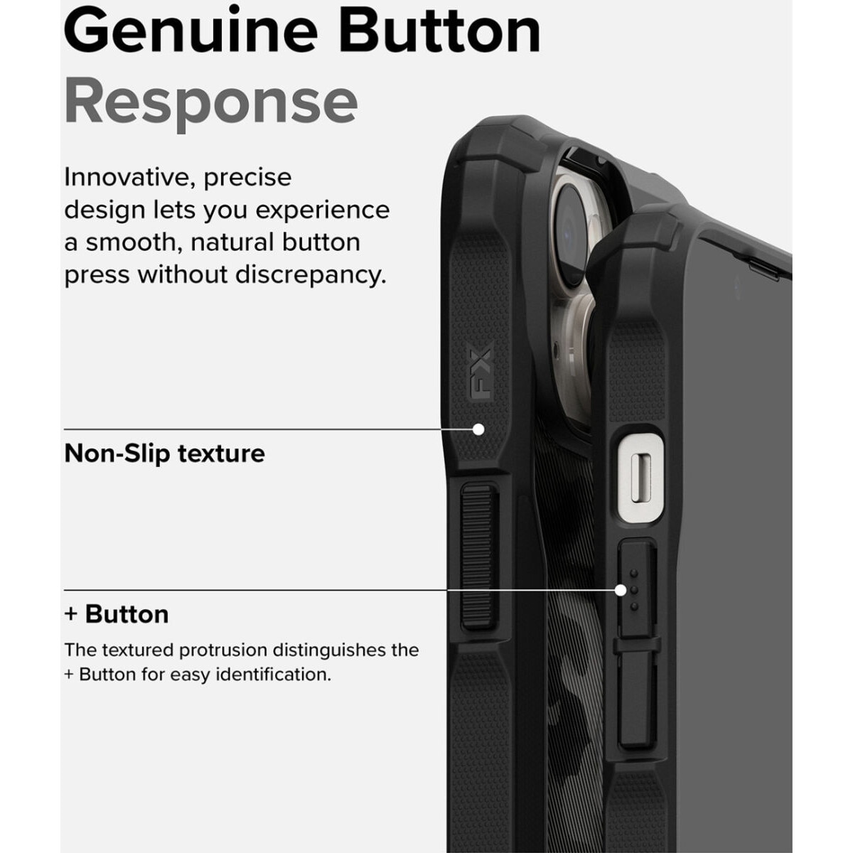Husa pentru iPhone 14 Plus - Ringke Fusion X Design - Camo Black