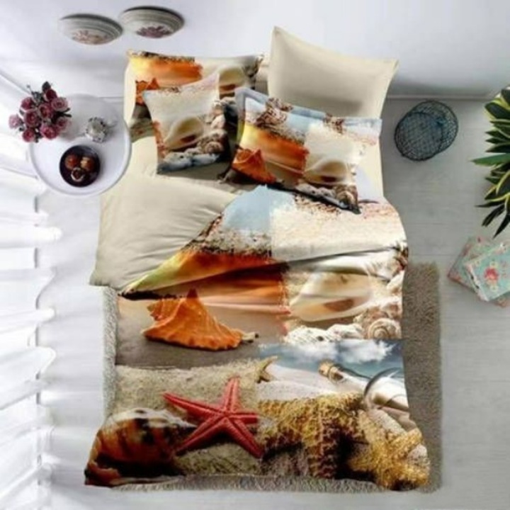 Ágyneműhuzat garnitúra poplin - kétszemélyes, aqy1041, 100% pamut szatén