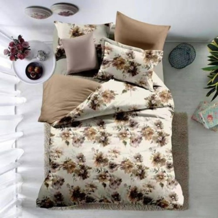 Ágyneműhuzat garnitúra poplin - kétszemélyes, aw994, 100% pamut szatén