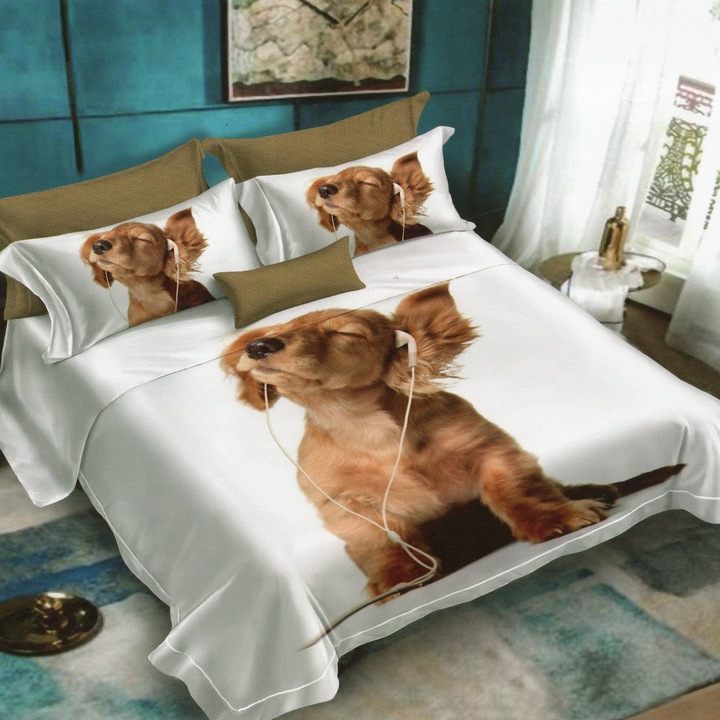 Ágyneműhuzat garnitúra, fn3d28, 6 részes, finet 3D