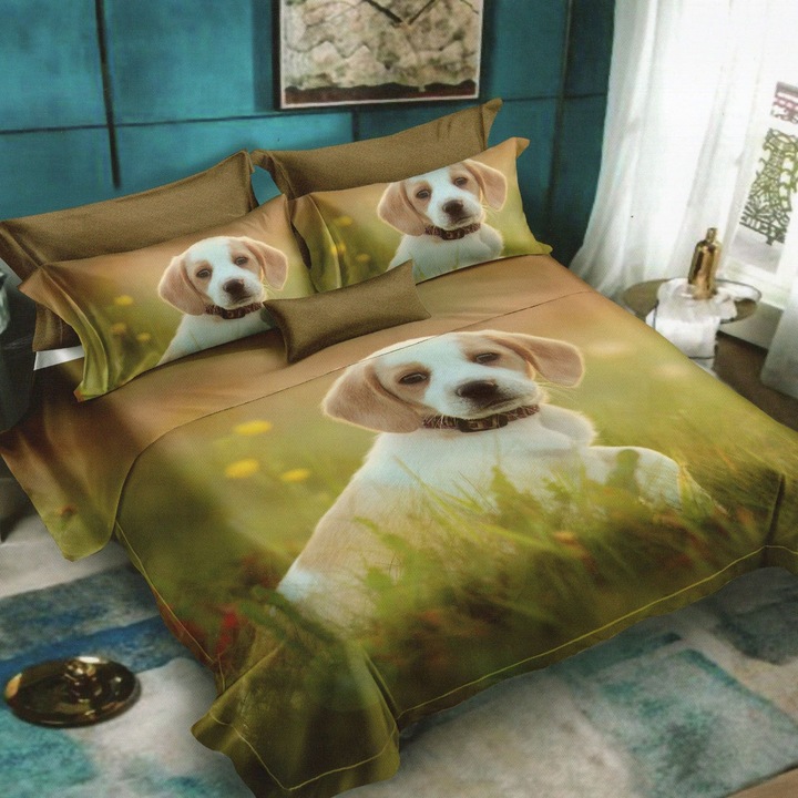 Ágyneműhuzat garnitúra, fn3d51, 6 részes, finet 3D