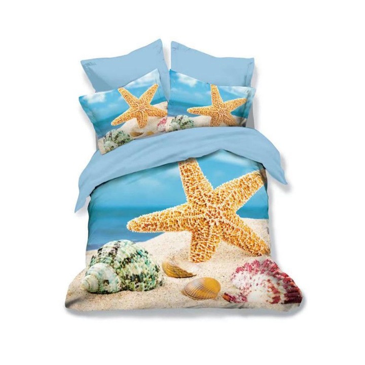 Ágyneműhuzat garnitúra, fn3d15, 6 részes, finet 3D