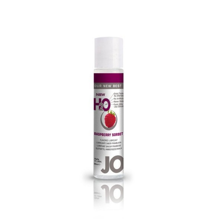 Lubrifiant pe baza de apa System Jo, Zmeura, 30 ml