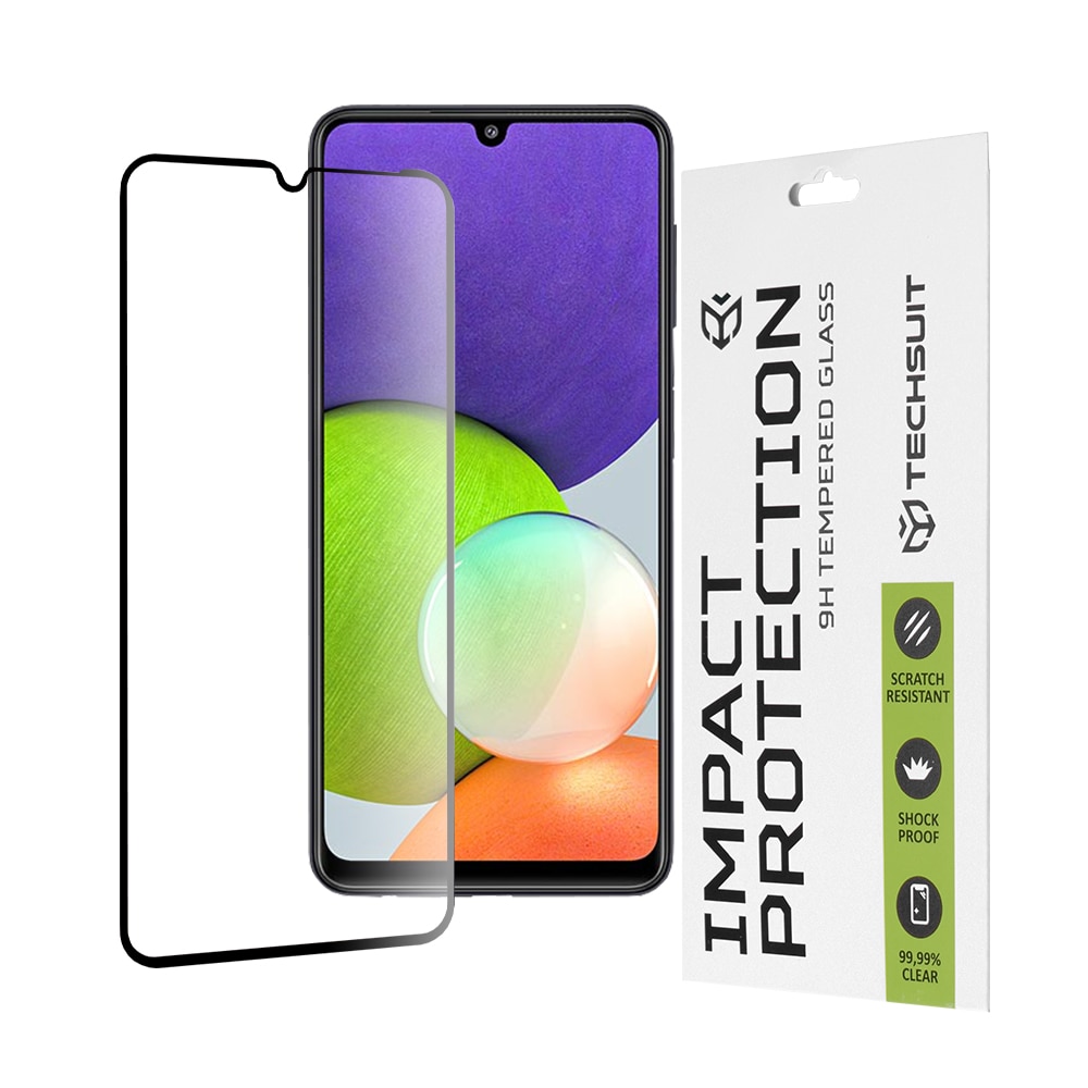 Folie sticla Full Glue 111D pentru Samsung Galaxy A22 4G, Black