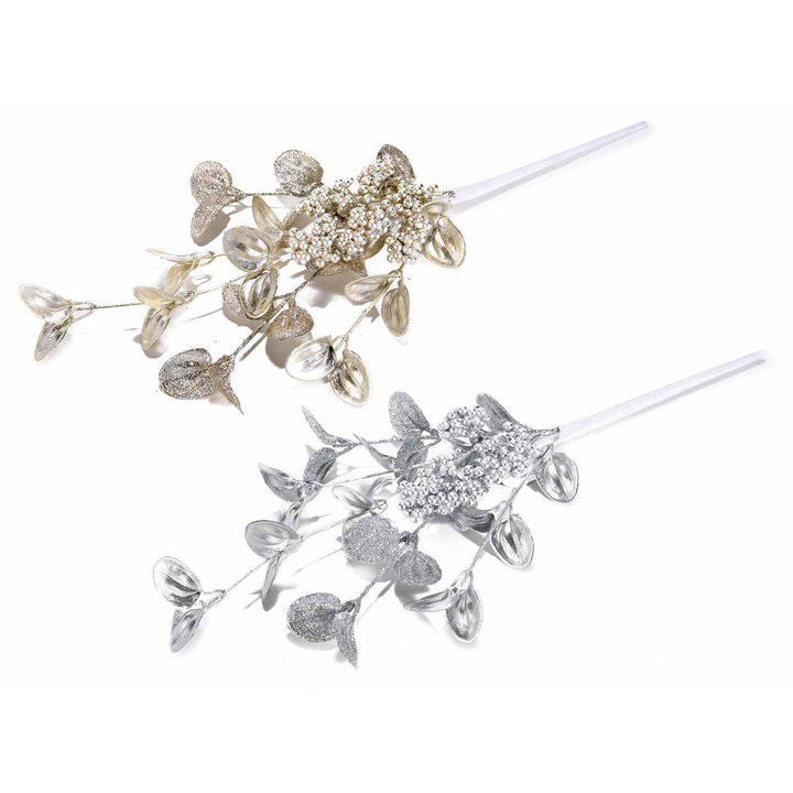 Set 2 crengute Craciun 48 cm