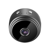 Camera Spion Mini, WIFI, IP, Night Vision, Dispozitiv Spionaj cu Camera Video si Microfon, Detectie Miscare cu Notificare pe Mail sau Telefon, prevazuta cu Suport Magnetic, Slot SD, SPY, Neagra