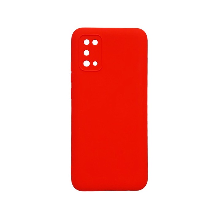 Калъф за телефон, съвместим с Samsung Galaxy A02s, Червен, С кадифена вътрешност, 169HT