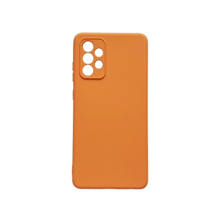 Samsung Galaxy A72, A72 5G, narancssárga, bársony belsővel, 240HT, kompatibilis telefontok, 240HT
