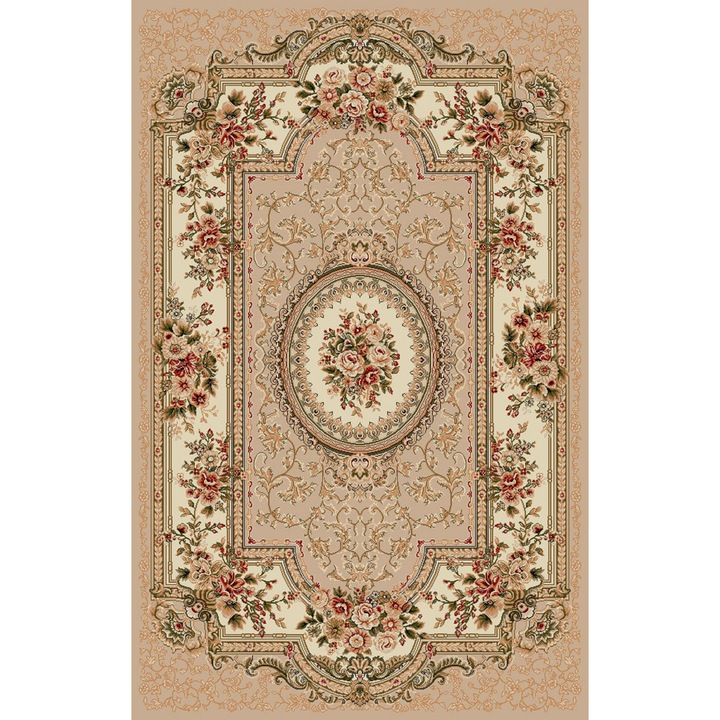 Klasszikus szőnyeg, Lotos 571-110, 150x230 cm, Bézs