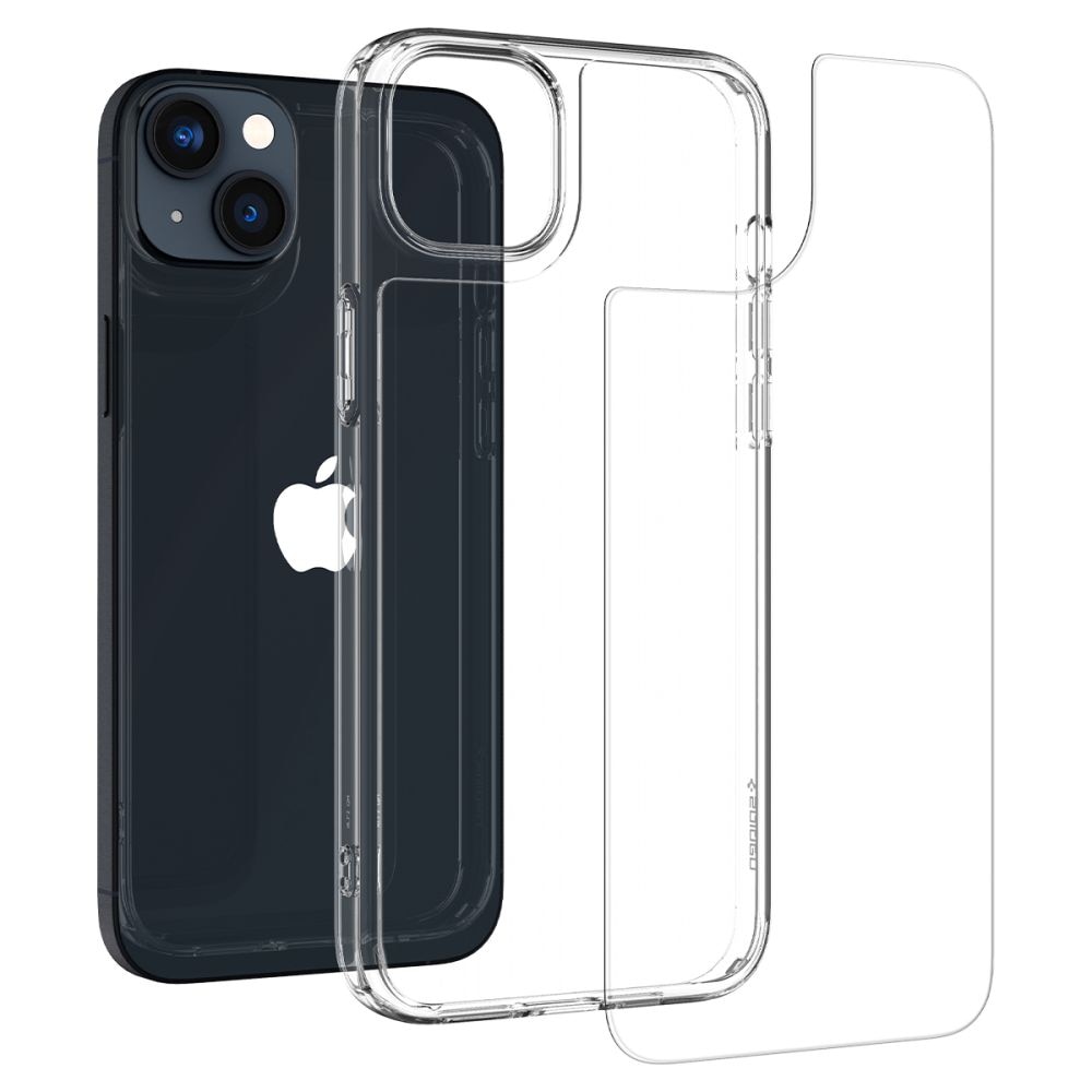 Carcasa Spigen Quartz Hybrid compatibila cu iPhone 14 Plus Crystal Clear