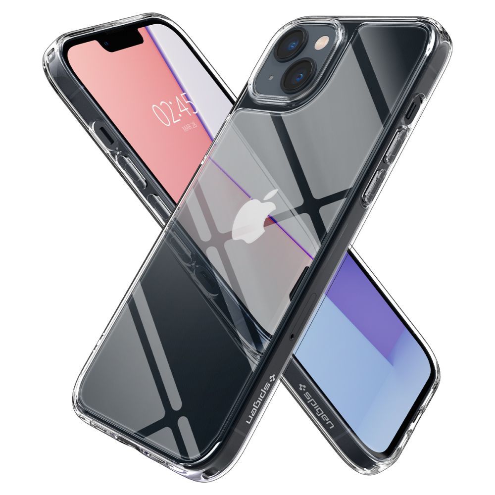 Carcasa Spigen Quartz Hybrid compatibila cu iPhone 14 Plus Crystal Clear