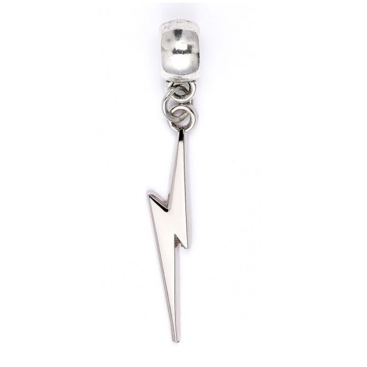 Medál Harry Potter Lightning Bolt, 1.5 x 0.5 x 0.5 cm, Szürke