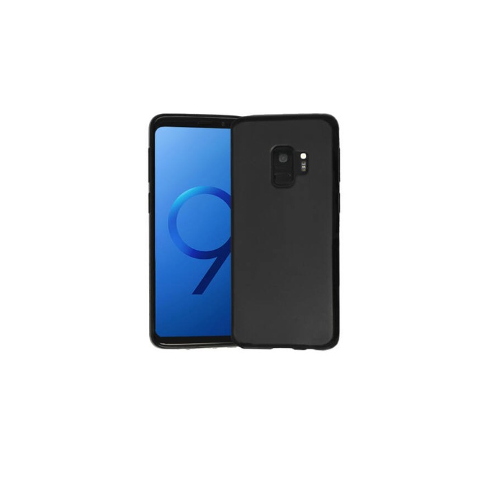 Samsung A032 Galaxy A03 Core, Szilikon tok, Matt, fekete