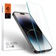 Folie sticla transparenta Case friendly Spigen GLAStR SLIM compatibila cu iPhone 14 Pro Max