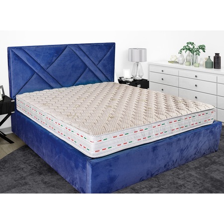 Saltea Ortopedica, PREVI, Aloe Therapy, 200x120x20cm, spuma Memory Foam Aquagel 3 cm, hipoalergenica, termoregulatoare, antitranspiranta, reversibila cu sistem de aerisire, tratat cu Aloe Vera, medie
