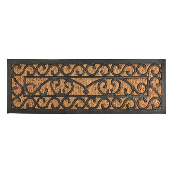 Covoras intrare, Esschert Design, 75x25 cm, Fibre de Cocos/Cauciuc