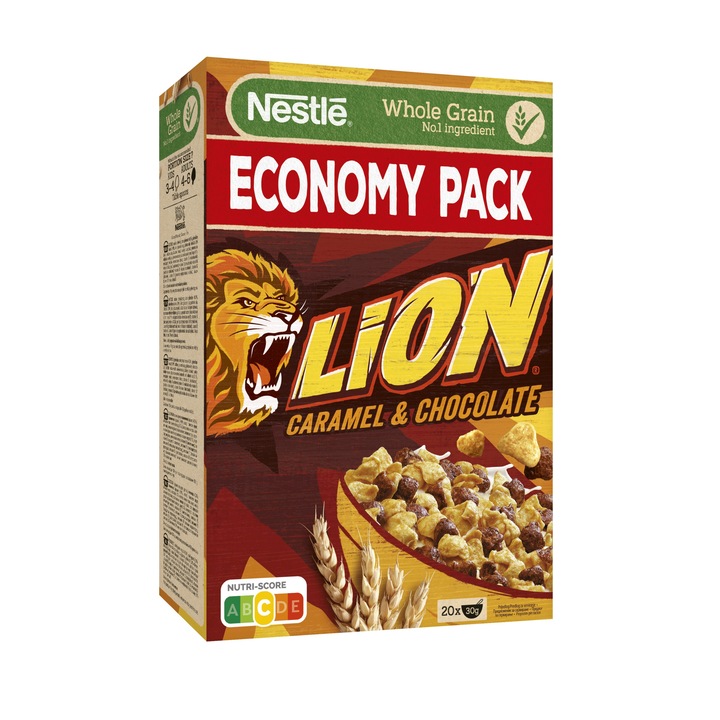 Зърнена закуска, Nestle LION Cereal, 600 гр