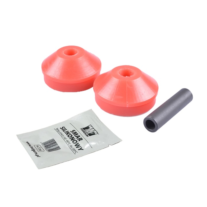 Set 4 piese/bucse brat superior, Tedgum, Pentru BMW, Gri/portocaliu