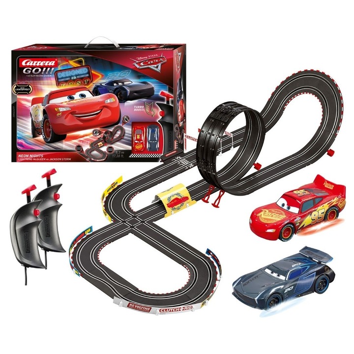 Състезателна писта, Carrera, Cars, Светещи в тъмното, 5.3м