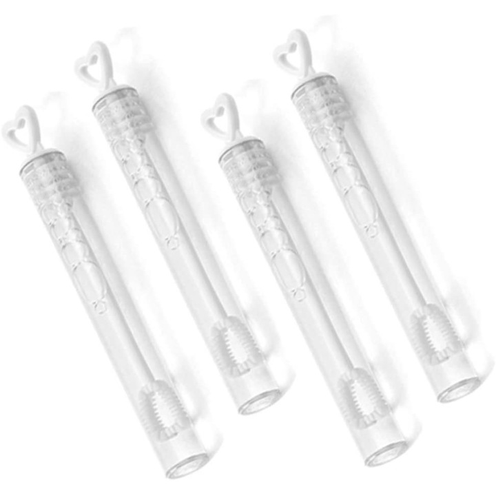 Сапунени балони PDO, 48 бр, Сватбени, Бели