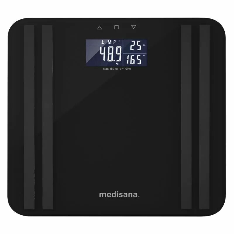 Кантар - анализатор Medisana BS 465, До 180 кг, 8 потребителя, LCD ...