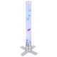 Lampa de podea, plastic gri si transparent, cablu PVC negru, cu comutator pe cablu, schimbare de culoare RGB, inclusiv 3 pesti si 2 bile, ambele apa 1.2L, Ø:60 V:610mm, lungime cablu 1800mm, inclusiv 9xRGB LED 0.06W 230V, iesire 4lm