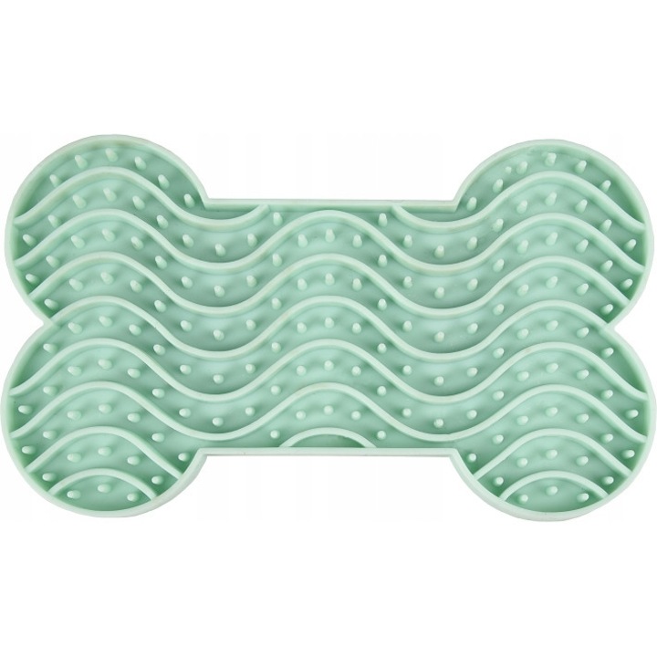 Lick mat etetőszőnyeg, Flamingo, Szilikon, 15 cm/S, Zöld