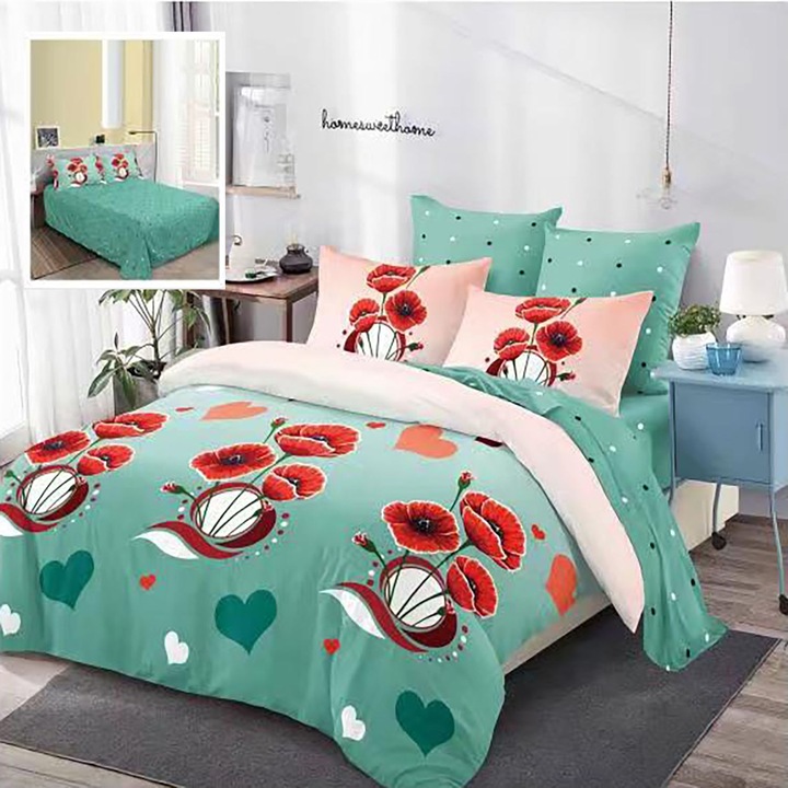 Ágyneműhuzat garnitúra, finet 6 részes, M210