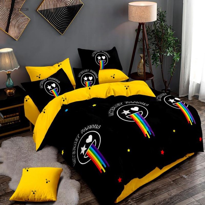 Ágyneműhuzat garnitúra, finet 6 részes, m123