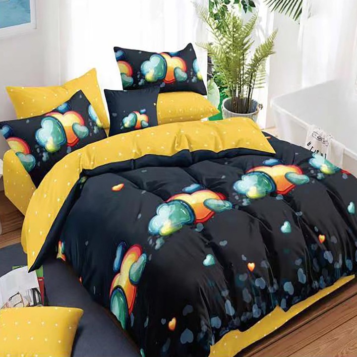 Ágyneműhuzat garnitúra, finet 6 részes, m152