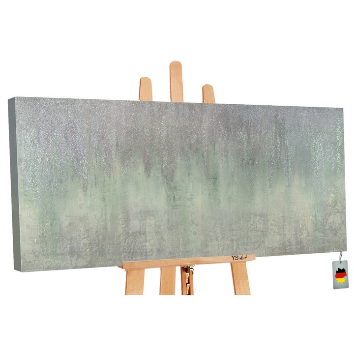 Tablou canvas acrilic pe panza "Frost" 200x100cm