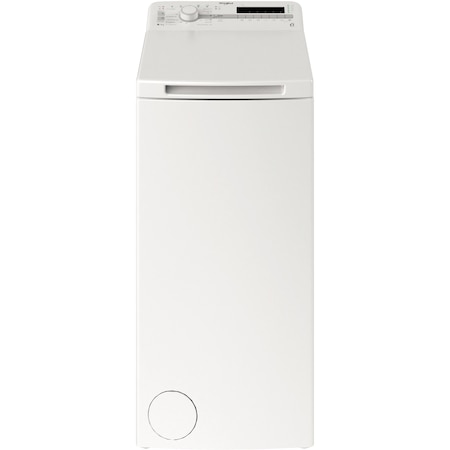 Masina de spalat rufe cu incarcare verticala Whirlpool TDLR6040SEU/N, 6 kg, 1000 RPM, Clasa C, Tehnologia Al 6-lea Simt, Display Digital, Alb