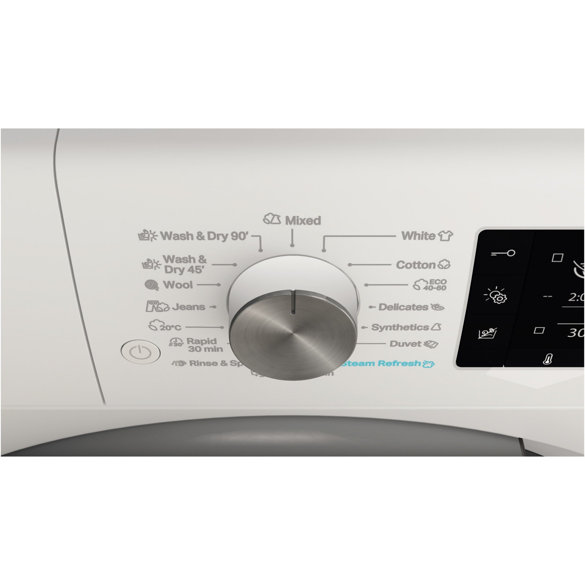 Masina de spalat rufe cu uscator Whirlpool FreshCare+ FFWDD1076258SVEE, 10 kg spalare, 7 kg uscare, 1600 RPM, Clasa B, Tehnologia al 6-lea Simt, FreshCare+, Motor Inverter, Display LCD, Alb
