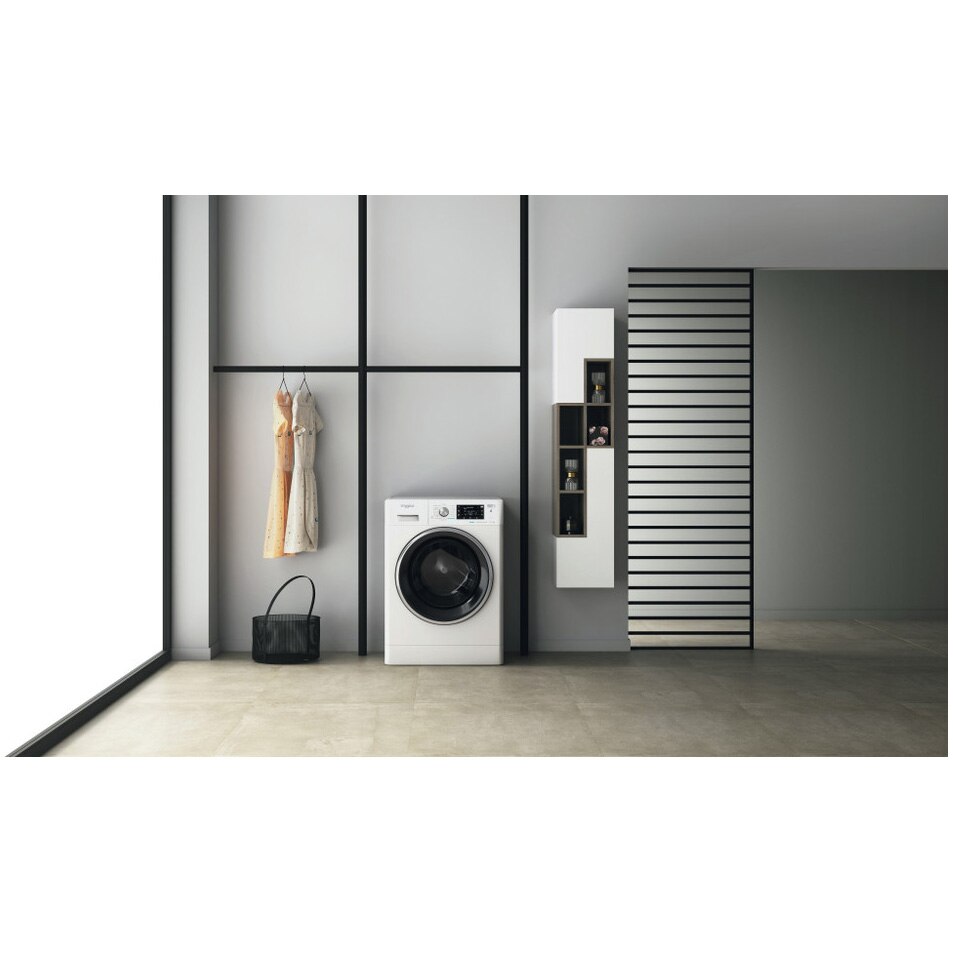 Masina de spalat rufe cu uscator Whirlpool FreshCare+ FFWDD1176258BCVEU, 11 kg spalare, 7 kg uscare, 1600 RPM, Clasa B, Tehnologia al 6-lea Simt, FreshCare+, Motor Inverter, Display LCD, Alb