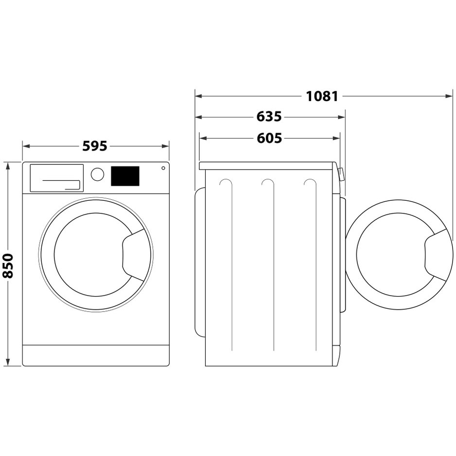 Masina de spalat rufe cu uscator Whirlpool FreshCare+ FFWDD1176258BCVEU, 11 kg spalare, 7 kg uscare, 1600 RPM, Clasa B, Tehnologia al 6-lea Simt, FreshCare+, Motor Inverter, Display LCD, Alb