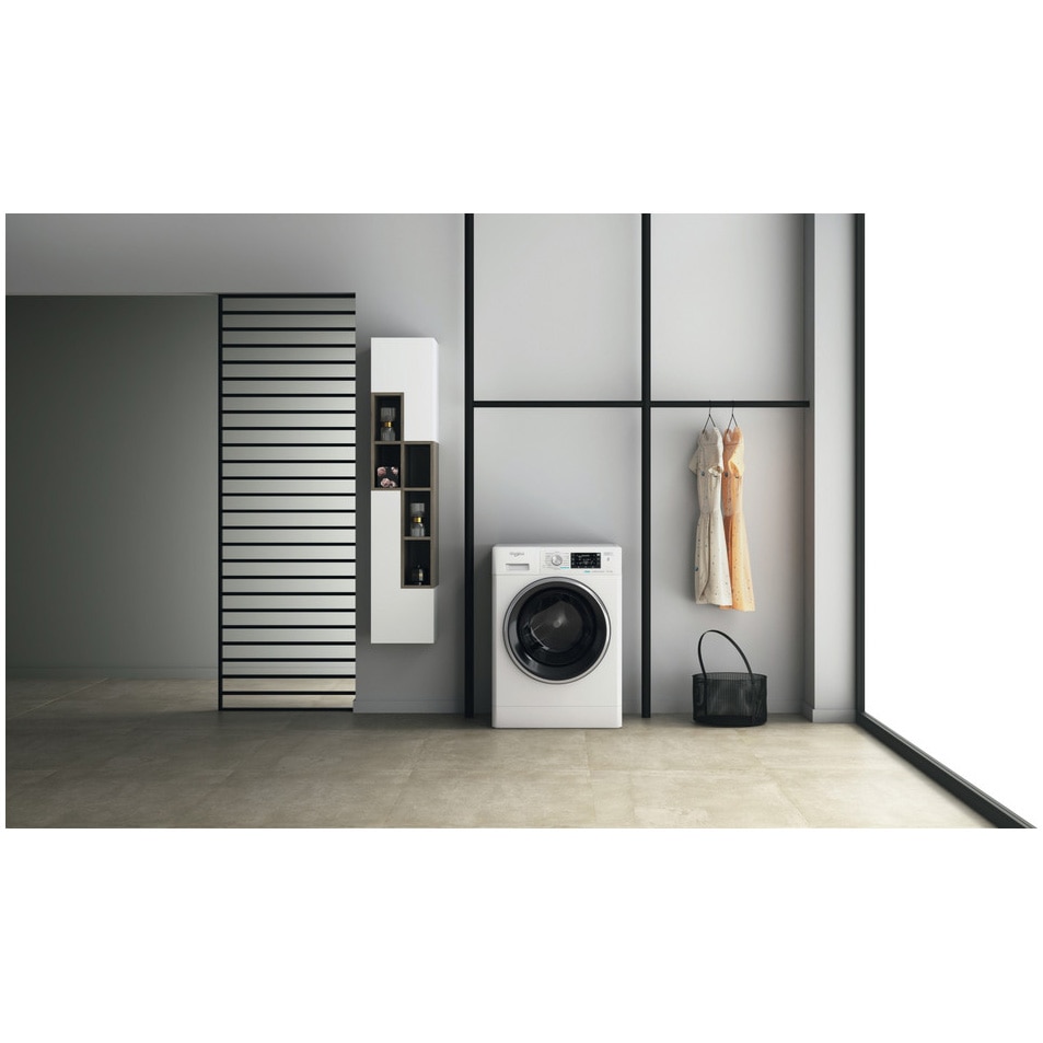 Masina de spalat rufe cu uscator Whirlpool FreshCare+ FFWDD1176258BCVEU, 11 kg spalare, 7 kg uscare, 1600 RPM, Clasa B, Tehnologia al 6-lea Simt, FreshCare+, Motor Inverter, Display LCD, Alb