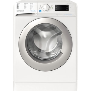 Masina de spalat rufe Slim Indesit INNEX BWSE71295XWSVEU, 7 kg, 1200 RPM, Clasa B, Steam, Push&Go, Motor Inverter, Display Digital, Alb