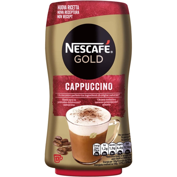 Cafea Cappuccino NESCAFE Gold Cappuccino, 250 g
