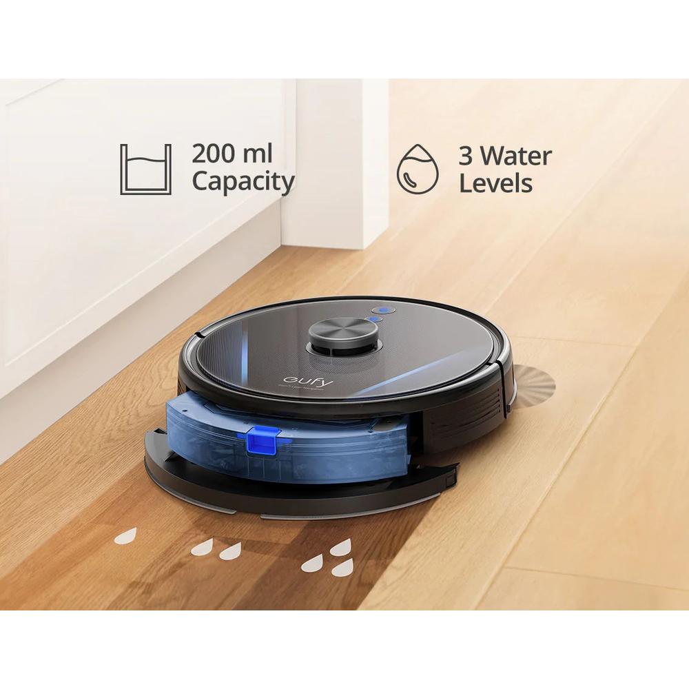 Aspirator robot eufy RoboVac LR30 Hybrid, Vacuum-Mop 2-in-1, iPath Laser Navigation, Wi-Fi, 3000Pa, Negru